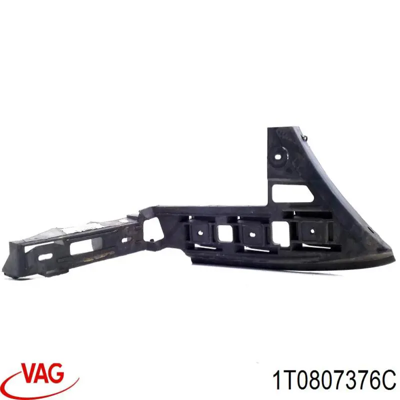 1T0807376C VAG Напрямна заднього бампера, права