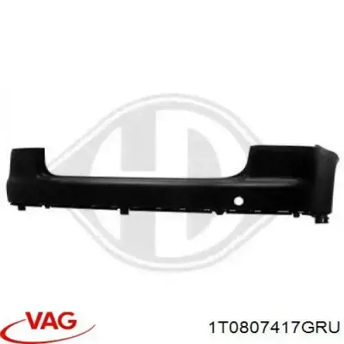 Купити 1T0807417GRU VAG Задній бампер