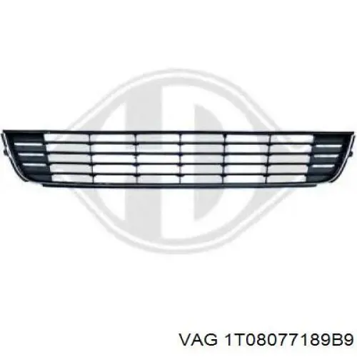 Купити 1T08077189B9 VAG Молдинг переднього бампера, лівий