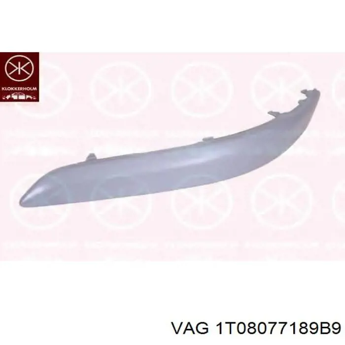 Молдинг переднього бампера, лівий VAG 1T08077189B9 ціна, від 25.34 USD