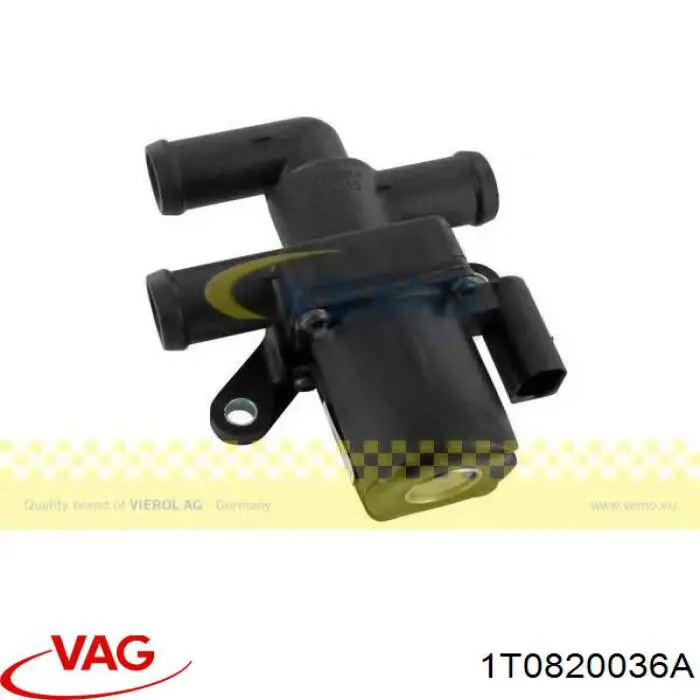 Купити 1T0820036A VAG Кран пічки