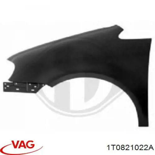 Крило переднє праве VAG 1T0821022A ціна, від 53.61 USD