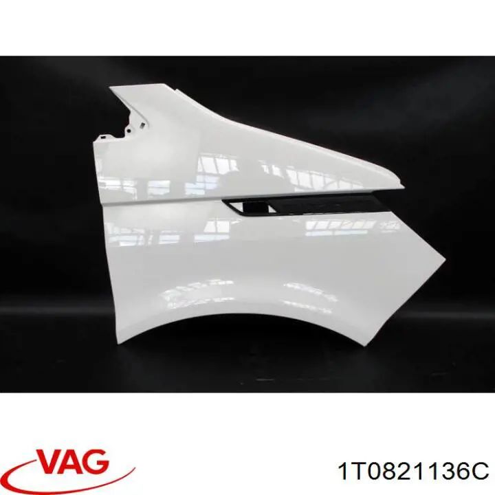 Кронштейн кріплення крила переднього правого, передній VAG 1T0821136C