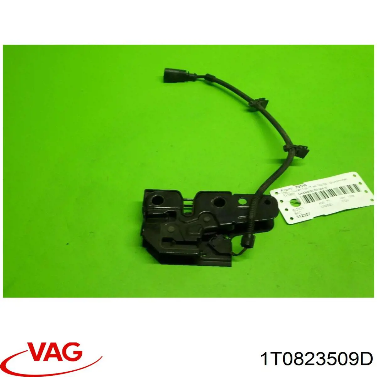 1T0823509D VAG Запор капота (замок і привід замка капота)