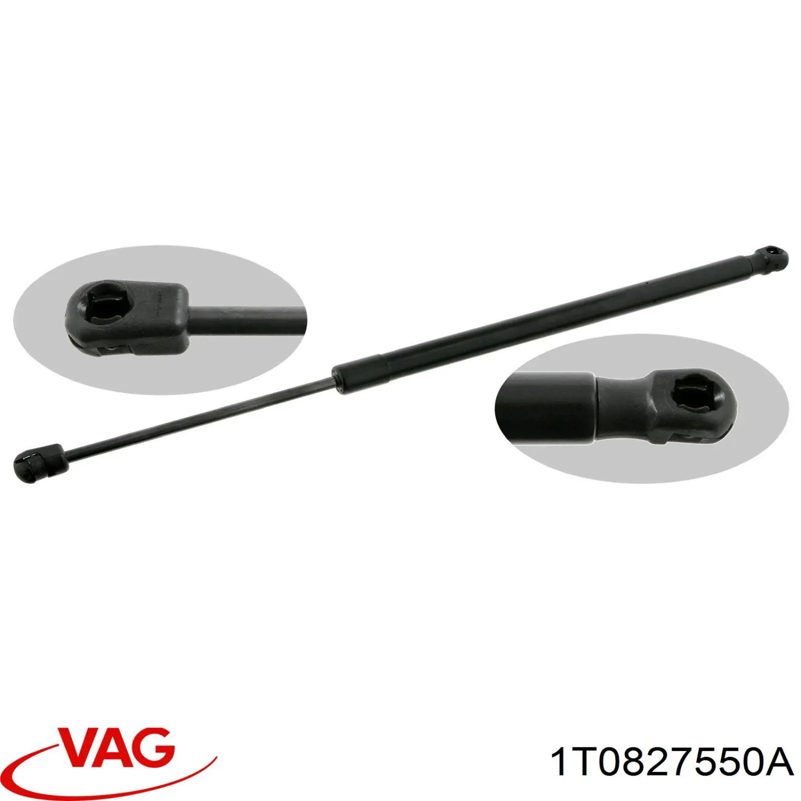 Амортизатор двері задньої VAG 1T0827550A ціна, від 8.69 USD