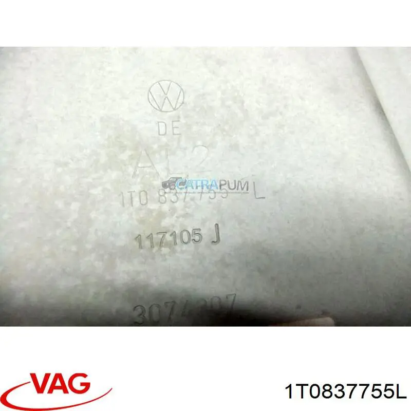 Склопідйомник передньої лівої двері 1T0837461 VAG