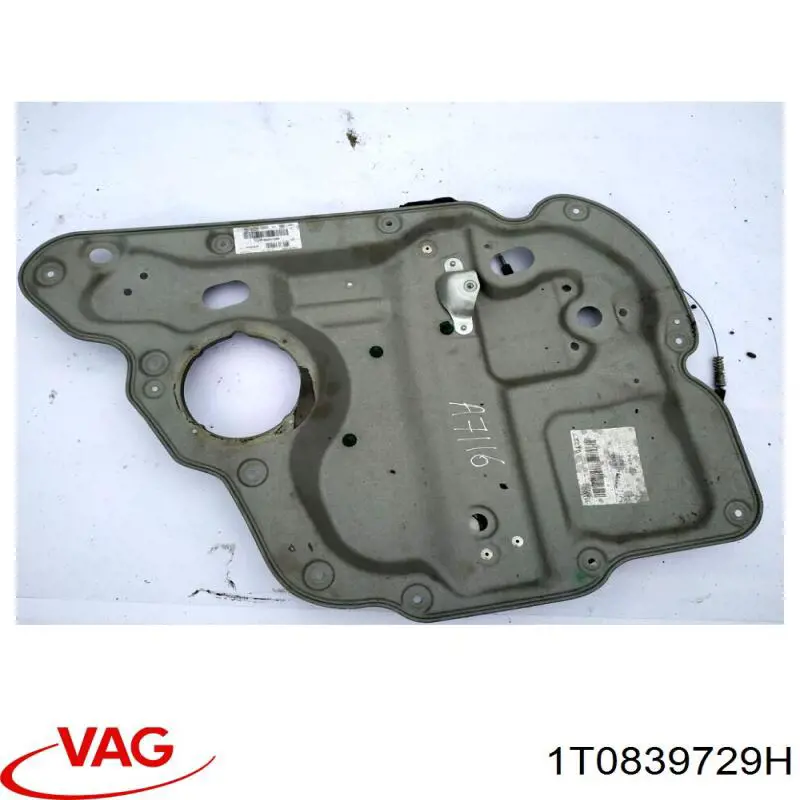 Купити 1T0839729H VAG Механізм склопідіймача двері задньої, правої