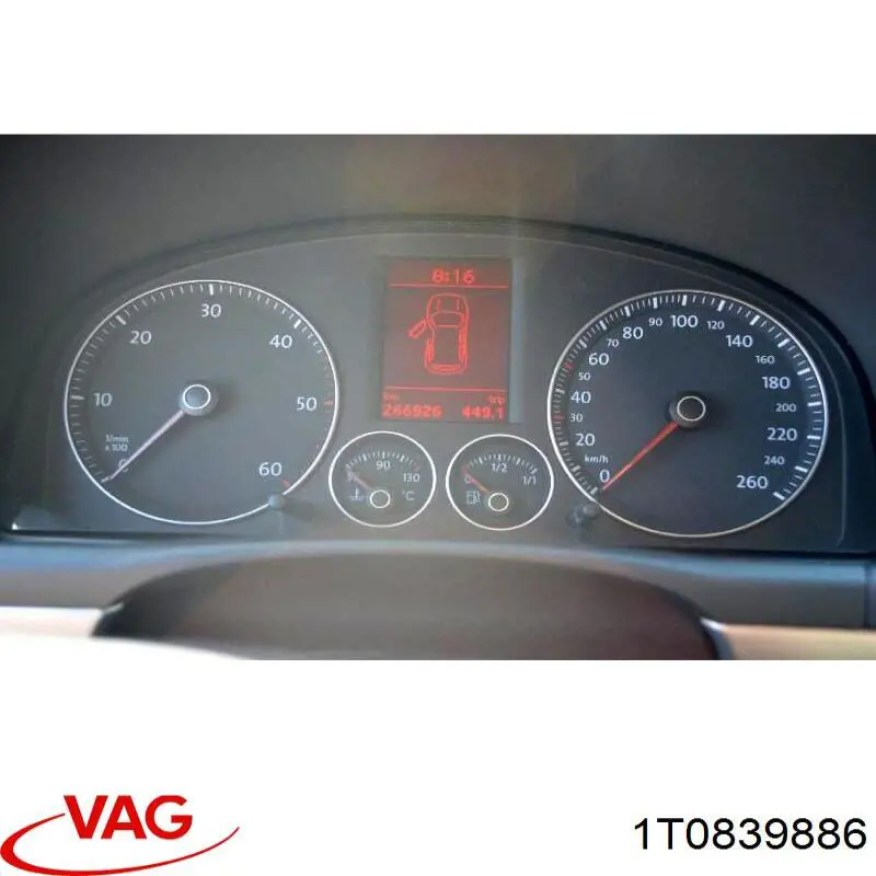 Тримач зовнішньої ручки дверей, задніх правих VAG 1T0839886 ціна, від 17.78 USD