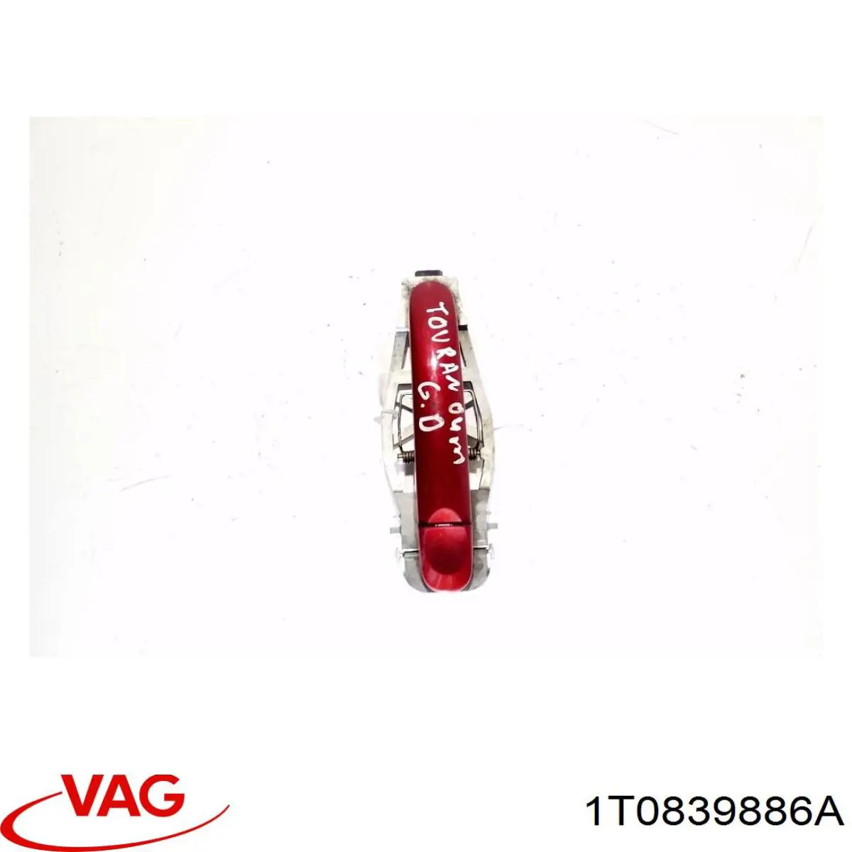 Тримач зовнішньої ручки дверей, задніх правих 1T0839886 VAG