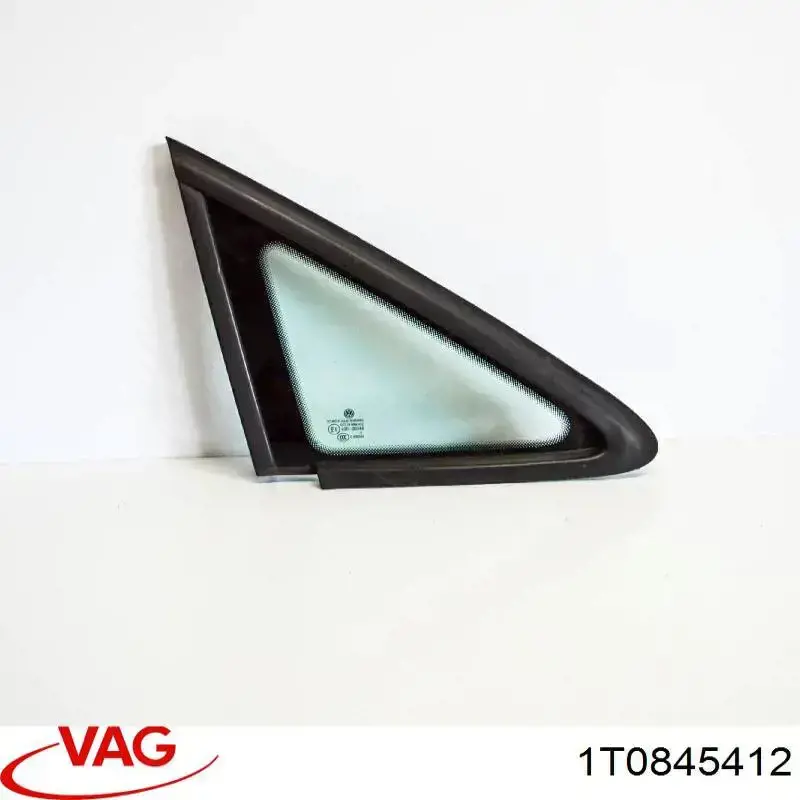Купити 1T0845412 VAG Скло-кватирка двері, передній, правій