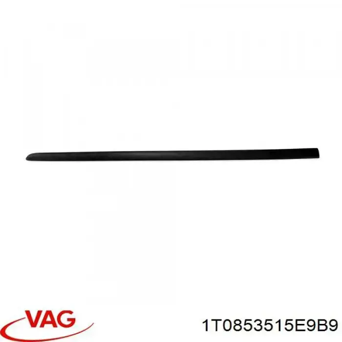 Купити 1T0853515E9B9 VAG Молдинг передньої лівої двері, нижній