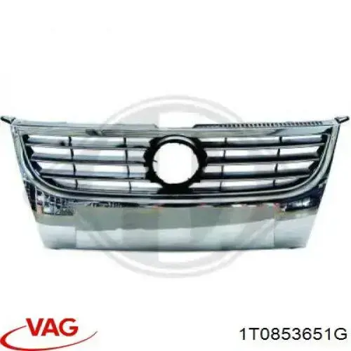 Облицювання радіатора VAG 1T0853651G ціна, від 102.15 USD