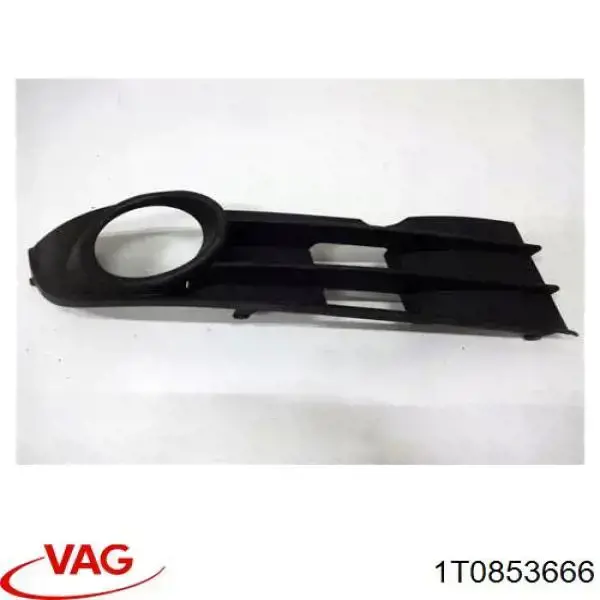 Заглушка, решітка протитуманних фар бампера переднього, права VAG 1T0853666 ціна, від 43.69 USD