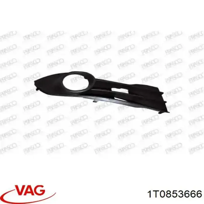 Заглушка протитуманки передньої правої VAG 1T0853666 ціна, від 40.00 USD