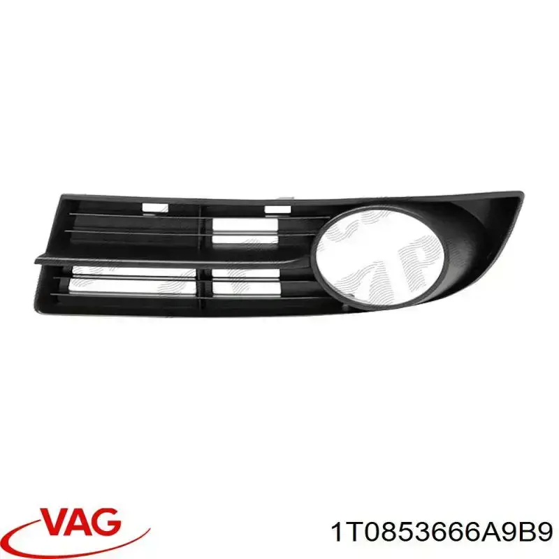 Решітка переднього бампера, права Polcar 9575278 ціна, від 5.37 USD