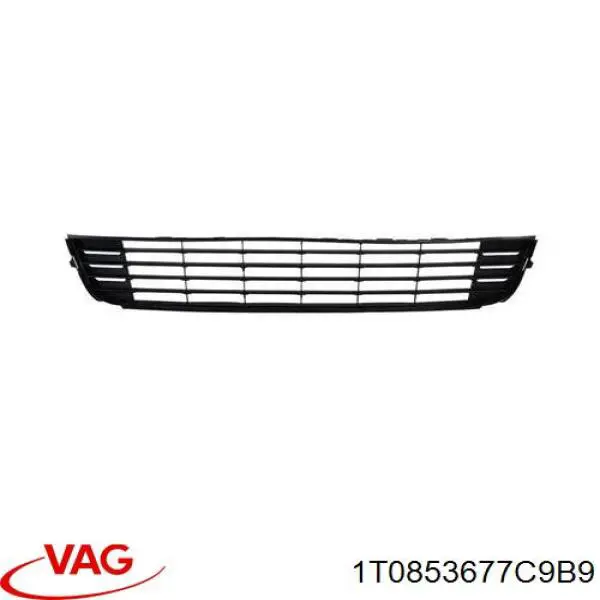 Решітка переднього бампера, центральна VAG 1T0853677C9B9 ціна, від 21.14 USD