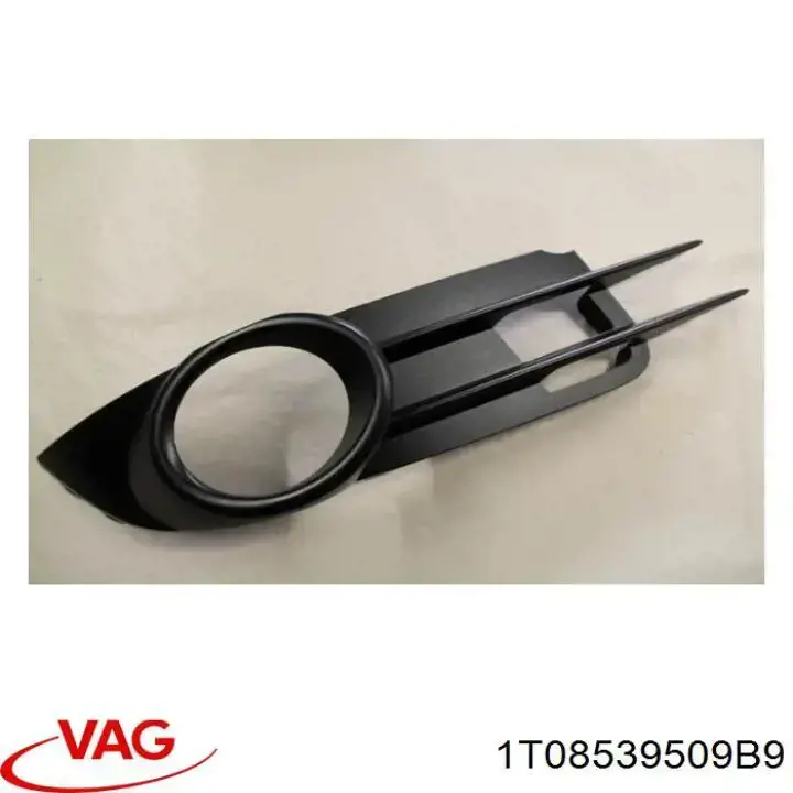 Решітка переднього бампера, ліва VAG 1T0853950 ціна, від 22.60 USD