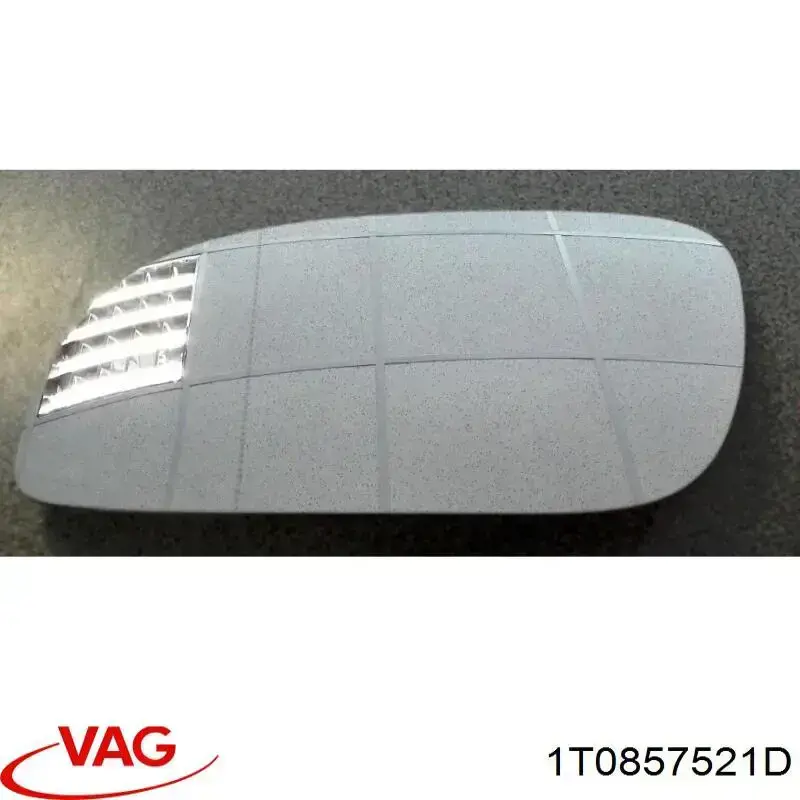 Дзеркальний елемент дзеркала заднього виду, лівого 1T0857521D VAG