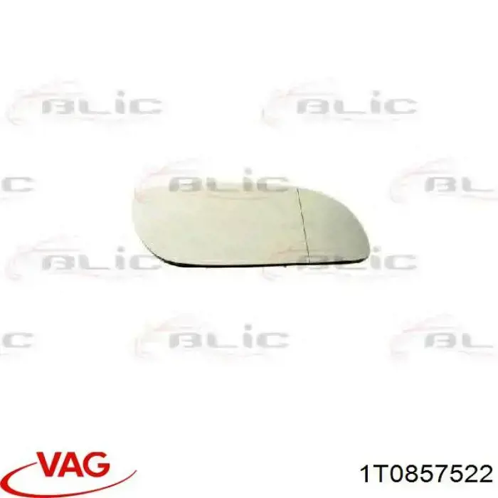Дзеркальний елемент дзеркала заднього виду, правого 1T0857522 VAG