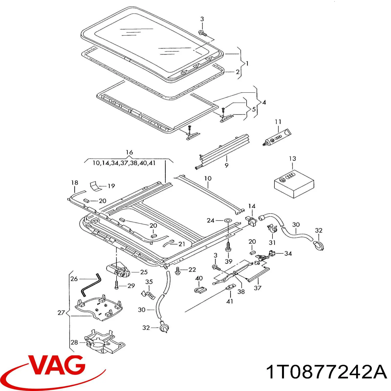  VAG 1T0877242A ціна, від 9.28 USD