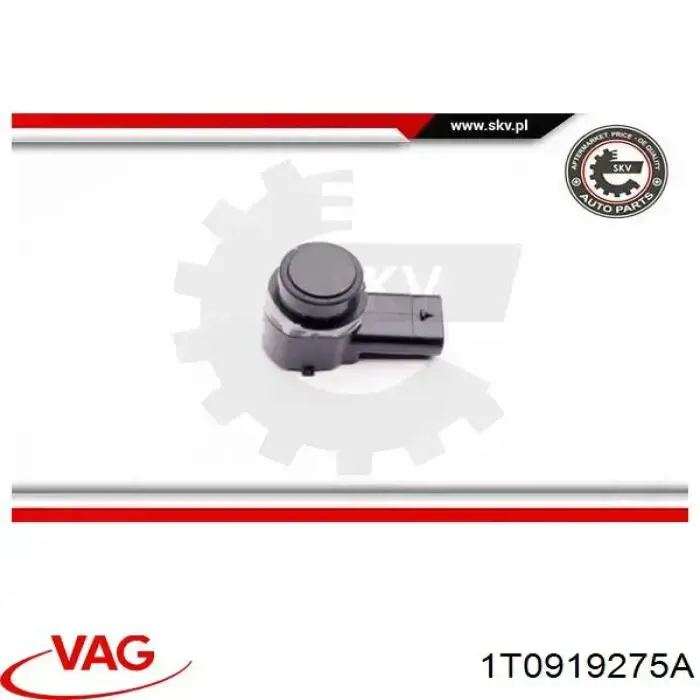Купити 1T0919275A VAG Датчик сигналізації паркування (парктронік), передній