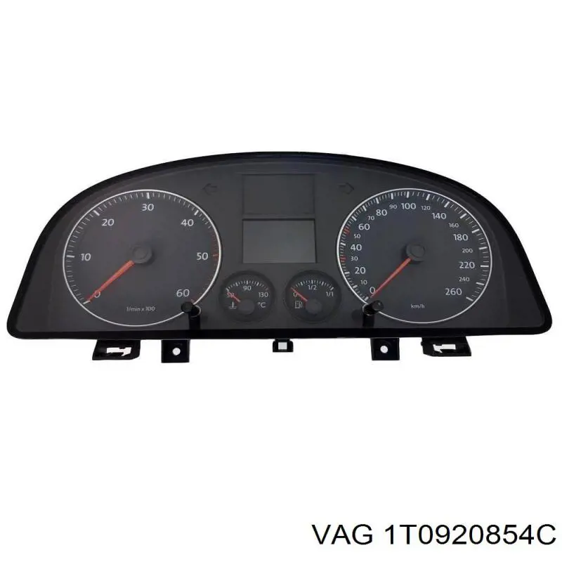 Приладова дошка-щиток приладів 1T0920854C VAG