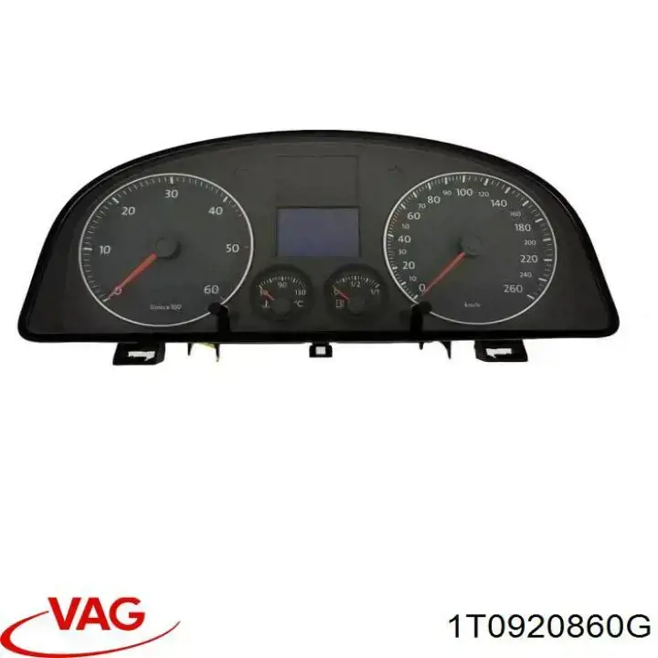 Приладова дошка-щиток приладів 1T0920860G VAG