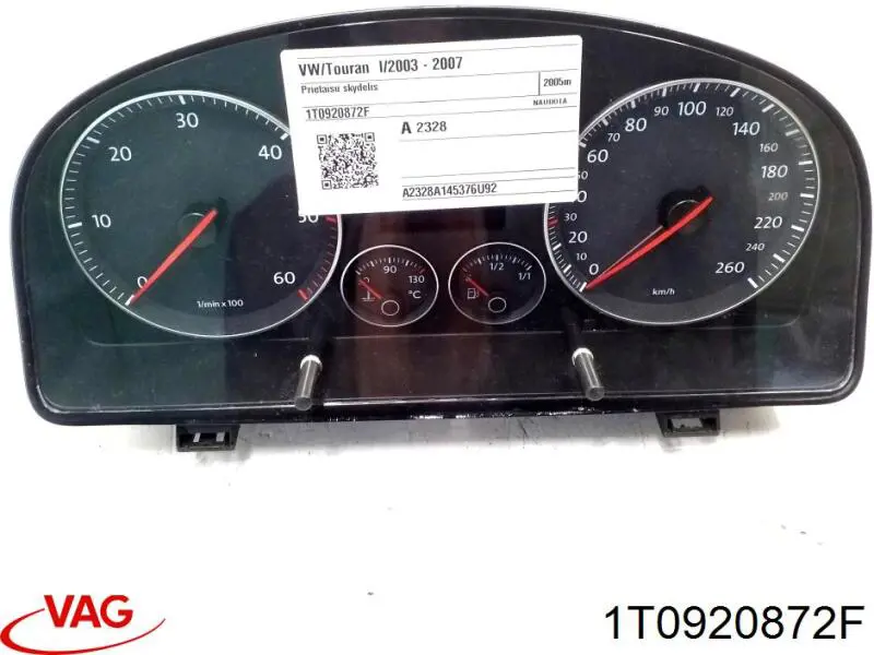 Купити 1T0920872F VAG щиток приладу