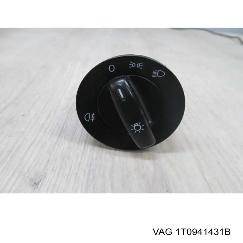 Купити 1T0941431B VAG Перемикач світла фар, на "торпеді"