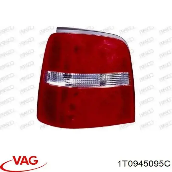 Ліхтар задній лівий VAG 1T0945095C ціна, від 53.65 USD