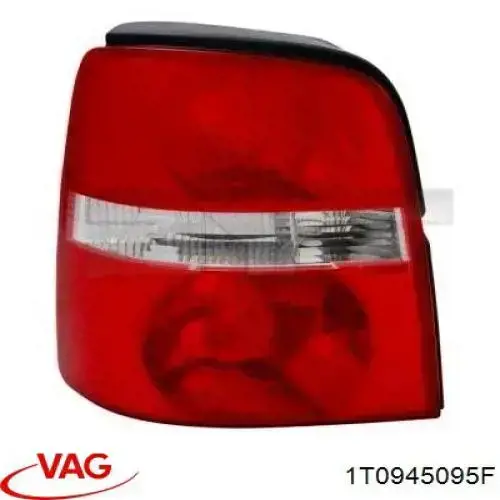 Ліхтар задній лівий VAG 1T0945095F ціна, від 53.39 USD