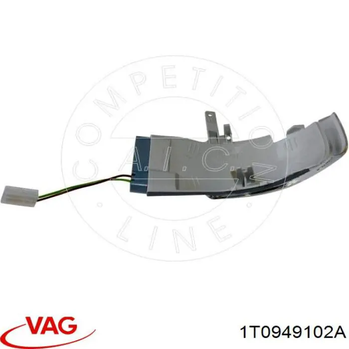 Покажчик повороту дзеркала, правий VAG 1T0949102 ціна, від 20.27 USD