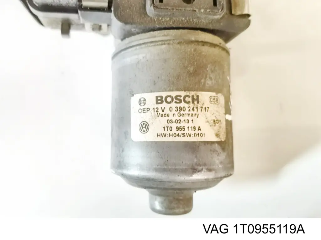 Купити 1T0955119A VAG Двигун склоочисника лобового скла, лівий
