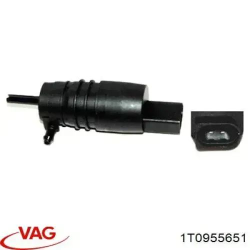 Купити 1T0955651 VAG Мотор омивача лобового скла