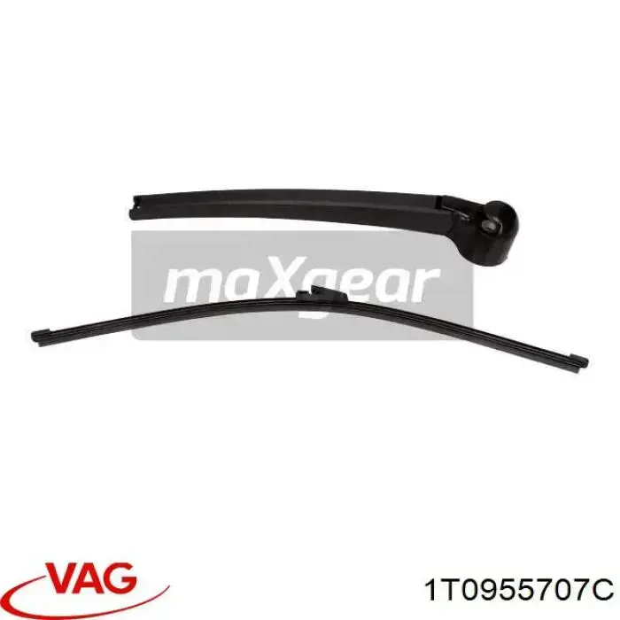 Важіль-поводок склоочисника заднього скла 1T0955707C VAG