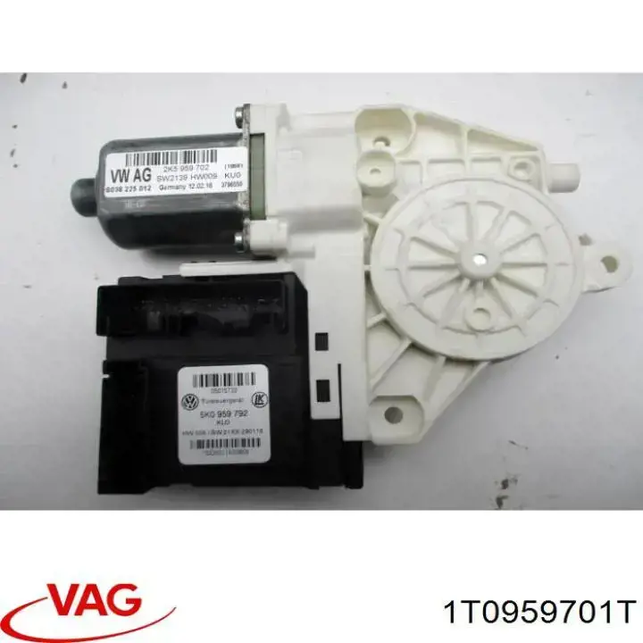1T0959701T VAG Мотор склопідйомника водійських дверей