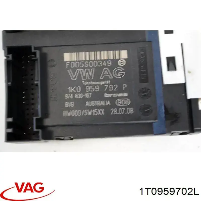 Двигун склопідіймача двері передньої, правої VAG 1T0959702L ціна, від 7.35 USD
