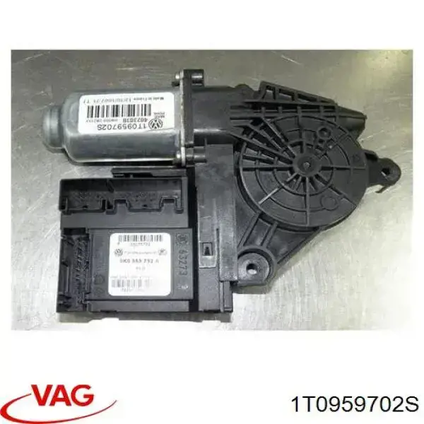 Купити 1T0959702S VAG Двигун склопідіймача двері передньої, правої