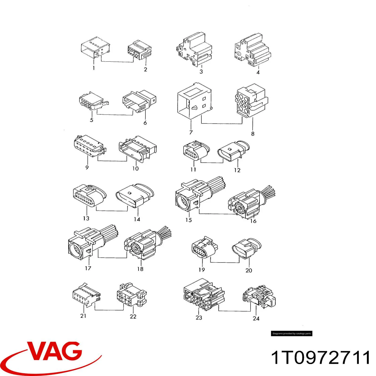 Купити 1T0972711 VAG 