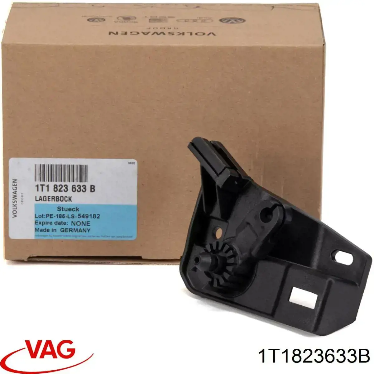 Кронштейн ручки відкривання капота VAG 1T1823633B ціна, від 8.08 USD