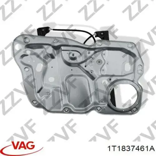 Склопідйомник передньої лівої двері 1T0837461 VAG