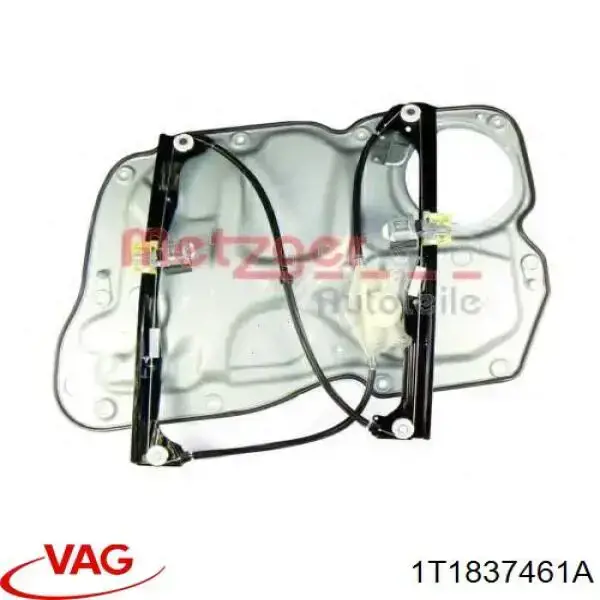 Купити 1T0837461 VAG Механізм стеклопідйомника водійських дверей