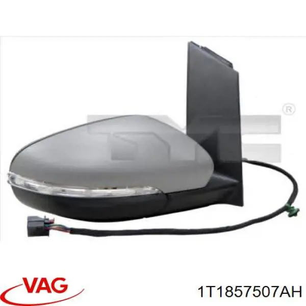 Купити 1T1857507AH VAG Бічне дзеркало заднього виду ліве