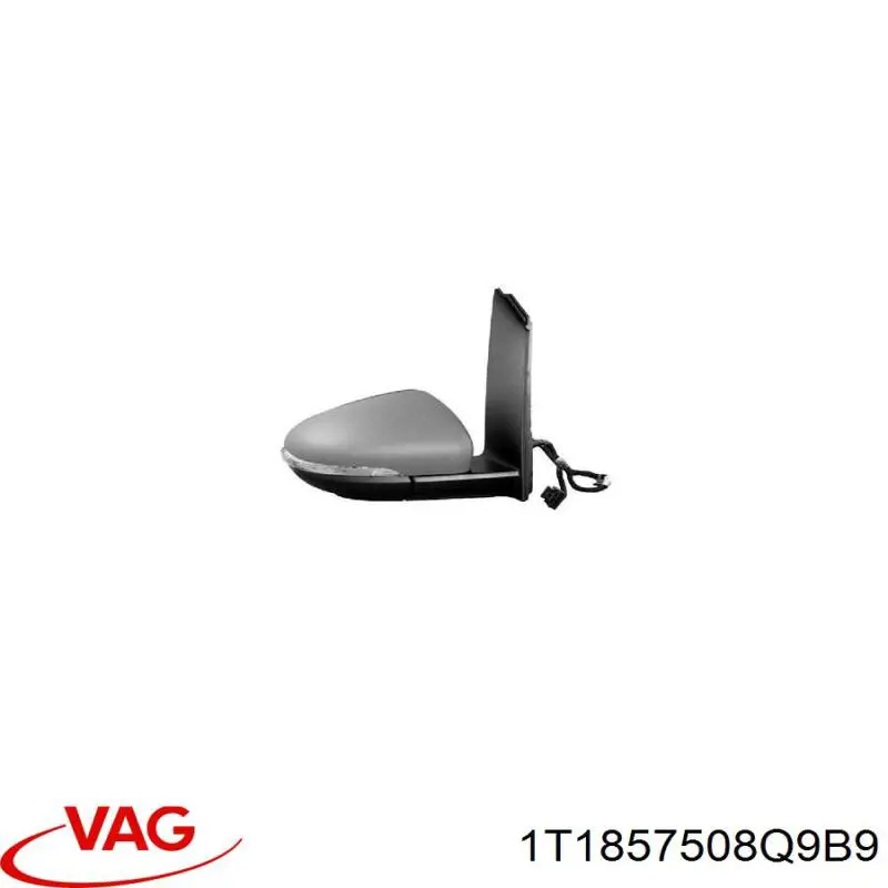 Праве бічне дзеркало VAG 1T1857508Q9B9 ціна, від 76.81 USD