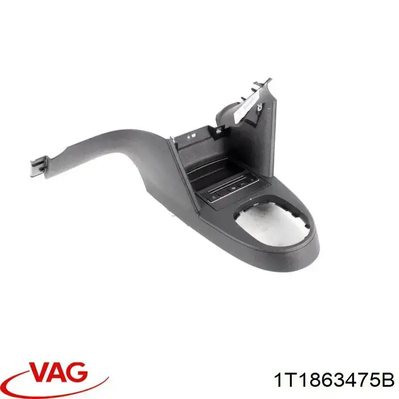 Консоль центральна панелі керування VAG 1T1863475B