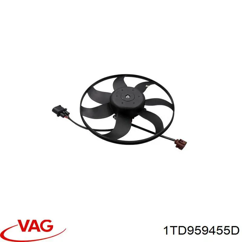 Вентилятор системи охолодження лівий VAG 1TD959455D ціна, від 73.26 USD