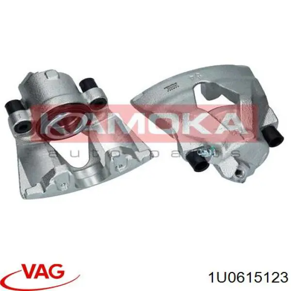 1U0615123 VAG Супорт гальмівний, передній, лівий