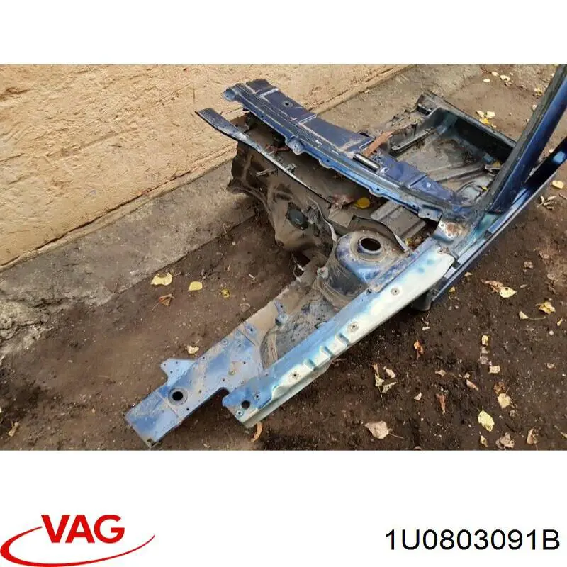Лонжерон рами передній лівий VAG 1U0803091B ціна, від 115.30 USD
