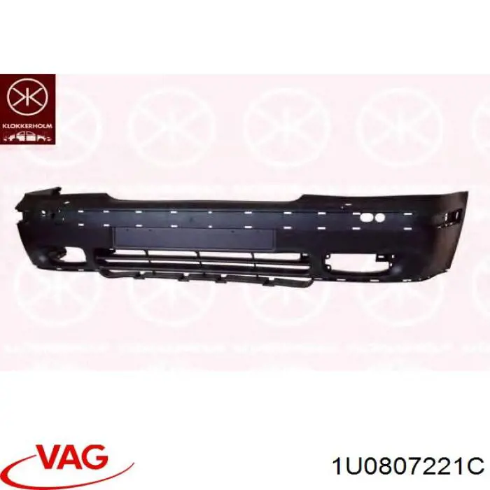 1U0807221C VAG бампер передній
