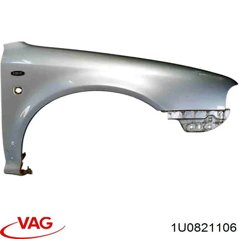 Крило переднє праве VAG 1U0821106 ціна, від 53.02 USD
